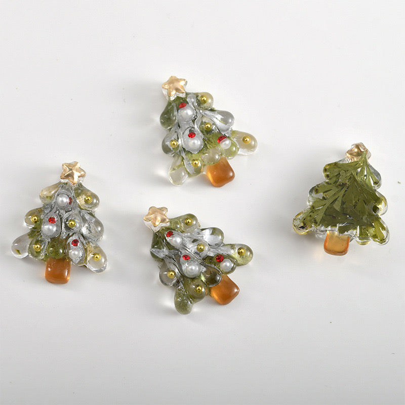 Handmade Crystal Christmas Tree Charms 1 pc